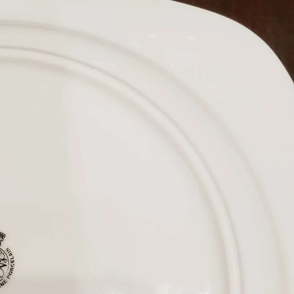 Royal Worcester Neo Classic White Sqaure Salad Plate Serving Entertaining